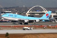 HL7492 @ LAX - Korean Air HL7492 (FLT KAL18) departing RWY 25R enroute to Incheon Int'l (RKSI) - Seoul, South Korea.