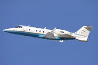 N54 @ LAX - FAA Bombardier Learjet 60 climbing out after making an ILS calibration approach to the newly created, but not yet open RWY 25L.  What a treat!