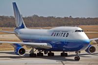 N196UA @ MEL - Taxiing to the gate - by Micha Lueck
