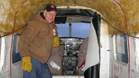 N93CA @ SZT - Wayne Sommers showing off his Beech 18