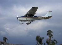 N4667L @ SZP - 1966 Cessna 172G SKYHAWK, Continental O-300-D 145 Hp, full IFR panel, on final Rwy 22 - by Doug Robertson