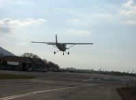 N704JH @ SZP - 1976 Cessna 150M, Continental O-200 100 Hp, on final rwy 22 - by Doug Robertson