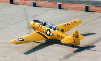 N39313 @ KCID - For an open house, seen from the tower, AT-6D 44-81348 - by Glenn E. Chatfield