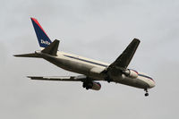 N122DL @ ATL - Over the numbers of 9R - by Michael Martin