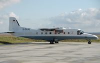 D-CAAZ @ ZQW - ex: German Navy Do 228 , now with its new owner Arcus Air, still without props