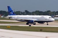 N618JB @ HOU - First jetBlue service from HOU on take off - by Michael Bludworth