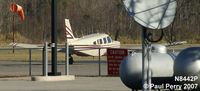 N8442P @ SFQ - Easing up to the fuel pit