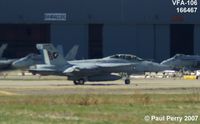 166467 @ NTU - Taxiing near the flightline, prepping for a training sortie - by Paul Perry