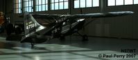 N57WT @ 42VA - Sunlit Stinson at the Fighter Factory
