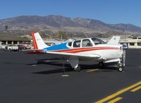 N7960K @ SZP - 1964 Beech 35 B33 DEBONAIR, Continental IO-470-K 225 Hp - by Doug Robertson