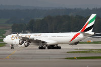A6-ERE @ LSZH - Airbus A340-541 - taxi to runway