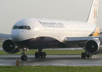 G-DIMB @ EGCC - Monarch 767 - by Kevin Murphy