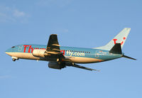 G-THON @ EGCC - Thomsonfly 737 - by Kevin Murphy