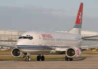 9H-ADI @ EGCC - Maltese 737 - by Kevin Murphy
