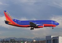 N641SW @ KPAE - Landing at Paine Field after a check flight