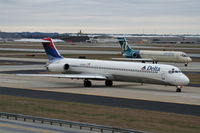 N999DN @ ATL - Delta MD-80 - by Florida Metal