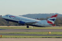 G-GFFJ @ EGCC - British Airways - Taking Off - by David Burrell