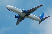 G-XLAA @ EGCC - Excel Airways - Landing - by David Burrell