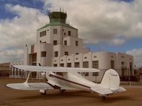 N26GM @ HOU - Parked in front of the 1941 Air Terminal Museum - by Michael Bludworth