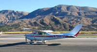 N759YX @ SZP - 1978 Cessna 182Q visitor taxying @ Santa Paula Airport, CA - by Steve Nation