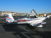 N87KM @ SZP - 2005 Moore VANS RV-7 gassing up @ Santa Paula Airport, CA - by Steve Nation