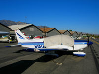 N181AE @ SZP - 1977 piper PA-28-181 with cover @ Santa Paula Airport, CA - by Steve Nation