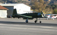 N9278F @ SZP - 1964 Nanchang CJ-6A #15 near touchdown @ Santa Paula Airport, CA - by Steve Nation