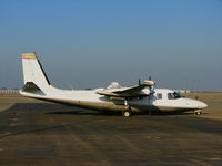 N411WR @ SCK - 1985 Aero Commander 680FLP @ Stockton Municipal Airport, CA - by Steve Nation