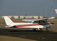 N734NG @ SCK - 1977 Cessna 172N visiting from Reid-Hillview Airport in San Jose @ Stockton Municipal Airport, CA - by Steve Nation