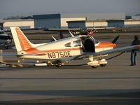 N8750E @ LCK - Flying Particles 1976 Piper PA-28-181 refueling @ Livermore Municipal Airport, CA - by Steve Nation