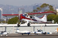 N233N @ SMO - 1956 DeHavilland DHC-2 Beaver N233N departing RWY 21.