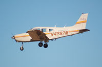 N4297M @ KASH - Mikey on final to 32 - by Nick Michaud