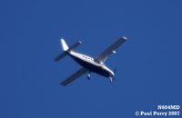 N604MD - Seen on one of her many circuits over Ahoskie