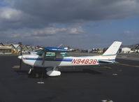 N94838 @ SZP - 1983 Cessna 152T Trainer, Lycoming O-235-L2C 110 Hp, cowl, equipped Trainer version with tinted windows, avionics, OAT, EGT, gyros, VSI, omni-flash beacon, refueling steps & handles, sun visors, hour recorder, quick oil drain, etc. - by Doug Robertson