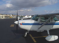 N94838 @ SZP - 1983 Cessna 152T Trainer, Lycoming O-235-L2C 110 Hp, cowl, equipped Trainer version with tinted windows, avionics, OAT, EGT, gyros, VSI, omni-flash beacon, refueling steps & handles, sun visors, hour recorder, quick oil drain, etc. - by Doug Robertson