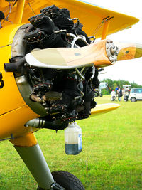 N60M @ LFFQ - Engine and blade of this oldtime plane. - by Thierry Agoua
