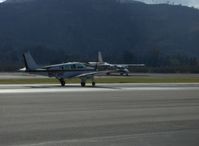 N6728F @ SZP - 1983 Beech B36TC BONANZA, Continental TSIO-520-UB Turbo Charged 300 Hp, takeoff roll rwy 22 - by Doug Robertson