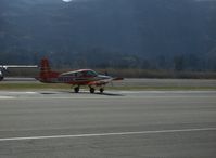 N5439L @ SZP - 1973 Grumman-American AA-5A CHEETAH, Lycoming O-320-E2G 150 Hp, landing Rwy 22 - by Doug Robertson