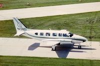 N1380 @ KDPA - Navajo Chieftain.  Photo taken for aircraft recognition training - by Glenn E. Chatfield