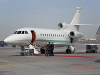 F-GSMT @ OMDB - Falcon 900EX at MEBA Dubai - by Syed Rasheed
