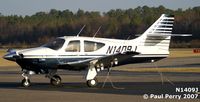 N1409J @ SFQ - Rockwell parked at Suffolk