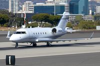 N90AR @ SMO - AVN Air LLC's 1993 Canadair Challenger 604 on takeoff roll on RWY 21 enroute to San Francisco Int'l (KSFO).