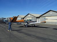 N776D @ SZP - 1969 Beech V35A-TC BONANZA, Continental TSIO-520-D 285 Hp, maintains full rated power up to 19,000 ft at maximum speed of 250 mph. - by Doug Robertson