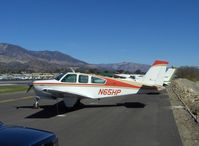 N65HP @ SZP - 1975 Beech F33A DEBONAIR, Continental IO-520-BA 285 Hp, transient parking - by Doug Robertson