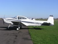 N3864 @ EGBT - Ryan Navion sitting in the sun at Turweston