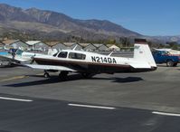 N214DA @ SZP - 1999 Mooney M20R OVATION 2, Continental IO-550-G5B 300 Hp derated to 280 Hp, 221 mph max cruise screamer, 89.0 US gallons usable, transient parking - by Doug Robertson