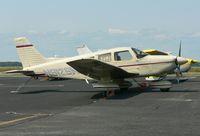 N8129M @ N26 - A 1982 Piper Archer takes in the sun and sea air at Ocean City. - by Daniel L. Berek