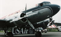 N44V @ DAY - Piedmont DC-3 - by Florida Metal