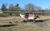 N18104 @ FWN - Well-worn Cessna Commuter sits it out at Sussex Airport. - by Daniel L. Berek