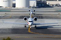 N922H @ LAX - Honeywell International Corporation's 2005 Gulfstream G-IV-X (G450) N922H on taxiway ST crossing the recently built, but still unopened RWY 25L. Behind this plane is a 2003 Citaton X - N48HF.